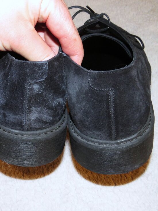 CELINE x Hedi Slimane FW19 Black Suede Creeper Lace-Up Shoes Size 9 main image 10